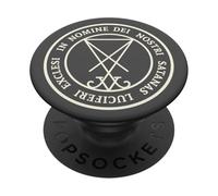 Sceau de Lucifer Wicca Satan Diable Enfer Sorcellerie PopSockets PopGrip Adhésif