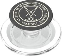 Sceau de Lucifer Wicca Satan Diable Enfer Sorcellerie PopSockets PopGrip pour MagSafe
