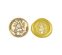 Sceau De Scellage En Cuivre Et Laiton, Bonhomme De Neige, Elk, Père Noël, Séries De Noël Rétro Vintage, Tête De Sceau De Cire