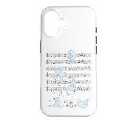 Sceau drôle Musique Yoga Jouer avec des Notes Musicien Coque pour iPhone 16