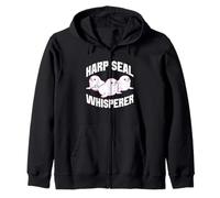 Sceau du Groenland Whisperer - Design Mignon - Trio de phoques Sweat à Capuche