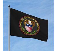 Sceau du Service clandestin de la Défense (DCS), Drapeau de l'Agence de renseignement de la Défense (DIA), 122 x 183 cm, résistant et durable, décoration extérieure, bannière de bienvenue pour terrass