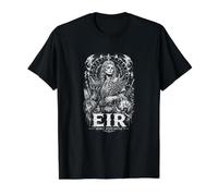Sceau Eir Mercy After Battle Warrior Circle T-Shirt Graphique avec Valeur, Homme, Noir, L