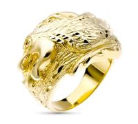 Sceau en or 9 carats avec tête de dragon sculptée, largeur maximale de la tête 22 mm. 60