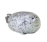 Sceau en peluche, 60 cm - Sceau - Coussin animal mignon - Poupée moelleuse - Phoque de dessin animé mignon - Jouet en peluche - Cadeau
