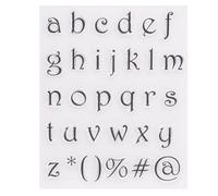 Sceau En Silicone Clair Avec Lettres Et Chiffres De L'alphabet, 1/8 Pièces, Pour Bricolage, Scrapbooking, Gaufrage, Album Photo, Carte Décorative En Papier, Artisanat J0pc