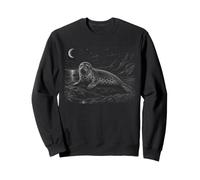 Sceau Nature Lover Ciel étoilé Vintage Wildlife Graphic Sweatshirt