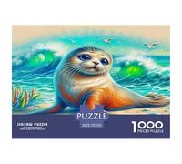 Sceau Puzzle 1000 Pièces Educa Jouet en Bois Cadeau Unique Décoration Intérieure Jeu Éduchatif Challenge Toy Adultes & Enfants des 14 Ans 70x50cm/1000pcs