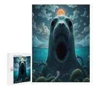 Sceau Puzzle 500 Pièces Challenge Relaxant Edificio du Paysage Jouet Éducatif 3D pour Adultes Et Enfants Décoration Artistique Cadeau De Fête Famille 500 PCS