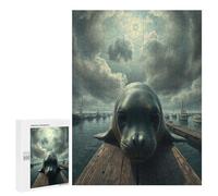 Sceau Puzzles 500 Pièces Qualité Supérieure 3D Edificio du Paysage Divertissement Artistique pour Adultes Et Enfants Jeu Éducatif Décoration Moderne Challenge 500 PCS