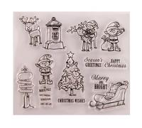 Sceau Transparent En Silicone Pour Garçon Cerf, Pour Bricolage, Scrapbooking, Gaufrage, Décor D'album Photo