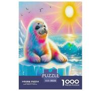 sceau1000 Pièces Puzzle FamilialPetit Lion de mer pour Adultes Moderne Jeu Premium avec Défis Créativité Et CommeCadeau38x26cm/1000pcs
