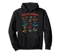 Sceaux d'approbation Design Vintage Sweat à Capuche