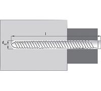 SCELL-IT, Boîte 50 Vis fixation directe RX 7.5x150 mm, Tête ronde fine, 6 pans creux, RX150, la solution efficace et pratique pour une fixation rapide et solide