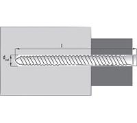 SCELL-IT, Boîte 50 Vis fixation directe RX 7.5x80 mm, Tête ronde fine, 6 pans creux, RX080, la solution efficace et pratique pour une fixation rapide et solide