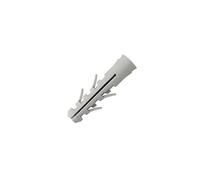 SCELL-IT, Boite de 200 Chevilles Nylon, Sans collerette, Ø 6 mm x 30 mm, Très bonne résistance aux intempéries et au vieillissement, Ailettes latérales, Excellent comportement de -20°C à + 80°C
