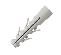 SCELL-IT, Boite de 50 Chevilles Nylon, Sans collerette, Ø 10 mm x 50 mm, Très bonne résistance aux intempéries et au vieillissement, Ailettes latérales, Excellent comportement de -20°C à + 80°C