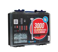 SCELL-IT Coffret de 3000 vis autoperceuses TCQ - COF008-TCQ