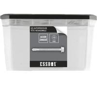 SCELL-IT, Vis ESSBOX Autoperceuse, zingué blanc, Tête hexagonale, Ø6,3 mm x 50 mm, Boite de 150, EX-94704163050, Plots hexagonaux, Couvercles amovibles, Boîtes empilable