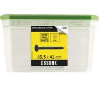SCELL-IT, Vis ESSBOX Plaque de plâtre, Ø3,5 mm x 41 mm, Boite de 900, EX-5211421, la solution efficace et pratique pour une fixation rapide et solide
