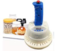 Scellant à induction - Machine à sceller électromagnétique manuelle portable avec réglage de la puissance à 5 vitesses et fonction mémoire d'alimentation pour sceller les bouchons en plastique et les
