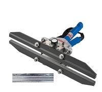 Scellant à sertir portable avec largeur de joint de 10 mm, contrôle de la température de 0 à 300 ℃ pour sacs en papier Mylar, aluminium, cellophane et kraft