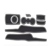 Scellant de Porte Tapis Porte Voiture Intérieur Antidérapant Coussinet Tasse Fente Décoration pour Ford pour Fiesta MK6 6 2008 - 2016(Wit)