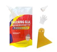Scellant De Réparation De Fissure En Béton - 500 G De Remplissage De Calfeutrage En Béton Imperméable Avec Grattoir | Scellant De Fissure De Ciment Haute Performance Pour Les Allées, Trottoirs, Murs,