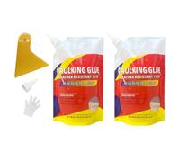 Scellant De Réparation Imperméable Pour Dalles De Béton, Mastic De Réparation Étanche Pour Fissures De Béton, Waterproof Concrete Crack Repair Sealant Strong & Weather-resistant, 500 g (paquet de 2)