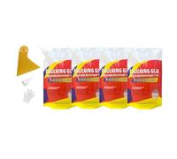 Scellant De Réparation Imperméable Pour Dalles De Béton, Mastic De Réparation Étanche Pour Fissures De Béton, Waterproof Concrete Crack Repair Sealant Strong & Weather-resistant, 500 g (paquet de 4)