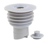 Scellant de tuyau de vidange en silicone à 7 couches pour joint d'étanchéité | Anti-odeur et anti-débordement | Réglable pour tuyaux de 35 à 75 mm dans la cuisine et la salle de bain (1# 60-65 mm)