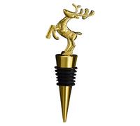 Scellant décoratif en alliage de zinc pour bouteille de vin anti-fuite en métal pour champagnes bouchon de boissons pour la maison en forme de cerf bouchon de liège