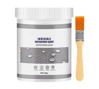 Scellant d'isolation invisible Culnflun, agent de revêtement transparent anti-fuir avec brosse pour tuile de mur de ciment de fuite de scellant prévention de la chaleur à (300g.)