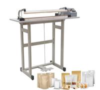Scellant en aluminium chauffant vers le haut et vers le bas, fermeture thermique portable pour sceller le film d'aluminium et les sacs en plastique, idéal pour le stockage et l'emballage des aliments