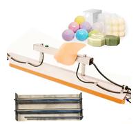 Scellant portatif pour film POF - Machine manuelle pour bombes de bain et emballage de sel, design compact avec pistolet thermique, largeur d'étanchéité jusqu'à 50 cm