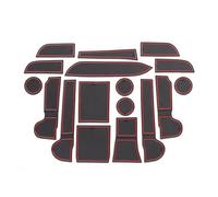 Scellant Porte Porte-gobelet Voiture Antidérapant Tapis Fente Porte D'intérieur Caoutchouc pour Subaru pour Outback 2020 - 2023(Rosso)