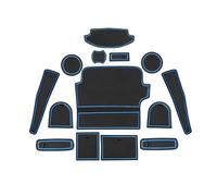 Scellant Porte Supports Gobelets Caoutchouc Antidérapants pour Porte Voiture Pièces pour Ford pour Fiesta MK8 2017 - 2024(Blu,Lhd)