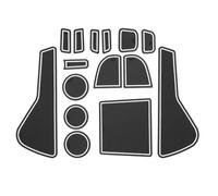 Scellant Porte Tapis Antidérapant pour Porte Voiture Pièces avec Frein À Main pour Opel pour Corsa F 2022 2023 2024(Wit)