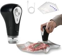 Scellant sous vide portatif Vesta Precision Vac 'n Seal | Aspiration puissante | Conception confortable | Longue durée de vie de la batterie | Pour sacs à valve sous vide, bouteilles et canettes