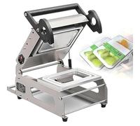 Scellant thermique commercial, machine à sceller manuelle pour plateau à sandwich avec contrôle de la température, presse manuelle pour légumes, fruits, viande, poisson