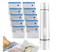 Scelle Sac Snack | 800 Mah Machine de Mise Sous Vide,Appareil Étanchéité Compact et Maniable pour Préparations Repas Congélation | Conservation Viandes Restas Repas Congélation