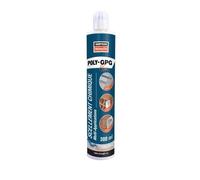 Scellement chimique multi-applications POLY-GPG Plus, témoin de pose, gris, carton de 12 cartouches 300 ml