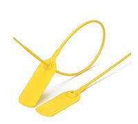 Scellés en plastique longs, scellés inviolables Pull-Tite, étiquettes de sécurité numérotées (50 cm)(100 PCS)