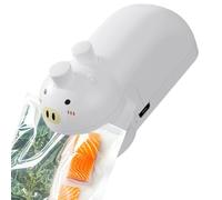 Scelleur pour Sachets de Collations,Scelleuse Thermo Aimantable Mini Rechargeable - Design Ludique Rechargeable pour Conservation Aliments Repas Collation Viande Cuisine Maison
