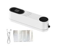 Scelleur Sous Vide Mini Sceleur Portable Sans Fil Pour Sacs Alimentaires | Machine à Sceller Sous Vide Portative Pour Maison, Dortoir, Hôtel, Appartement, Entreprises, Location, Cuisine Blanc