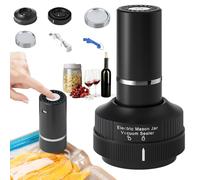 Scelleur Sous Vide pour Mason Jar,Scelleur de Bocaux Mason Électrique,Chargement de type C - Affichage LED - Compatible avec Ordinaires et Large Ouverture Bocaux Mason