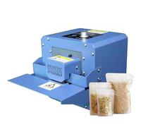 Scelleuse automatique continue, scelleuse horizontale, machine-outil de scellage de sacs en plastique avec vitesse de 6 m/min et température réglable, for films PVC, sacs en aluminium