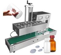 Scelleuse automatique pour couvercles de bouteilles en plastique/verre à induction électromagnétique continue, 1 800 W, 110 V, 35 à 85 mm