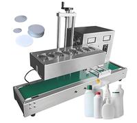 Scelleuse de bouteilles à induction continue, électromagnétique, automatique, couvercles aluminium, flacons, chaleur, 110 V, 25 à 70 mm