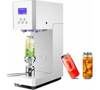 Scelleuse de canettes professionnelle, hauteur réglable de 2,4 à 6,7 pouces, automatique, en plastique et en aluminium, pour gobelets